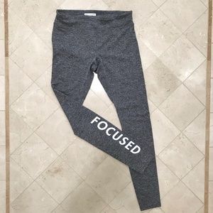 Forever 21 "Focused" Leggings